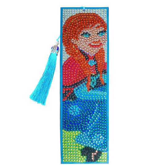 DIY Diamond Painting Bookmark with Tassel Anna