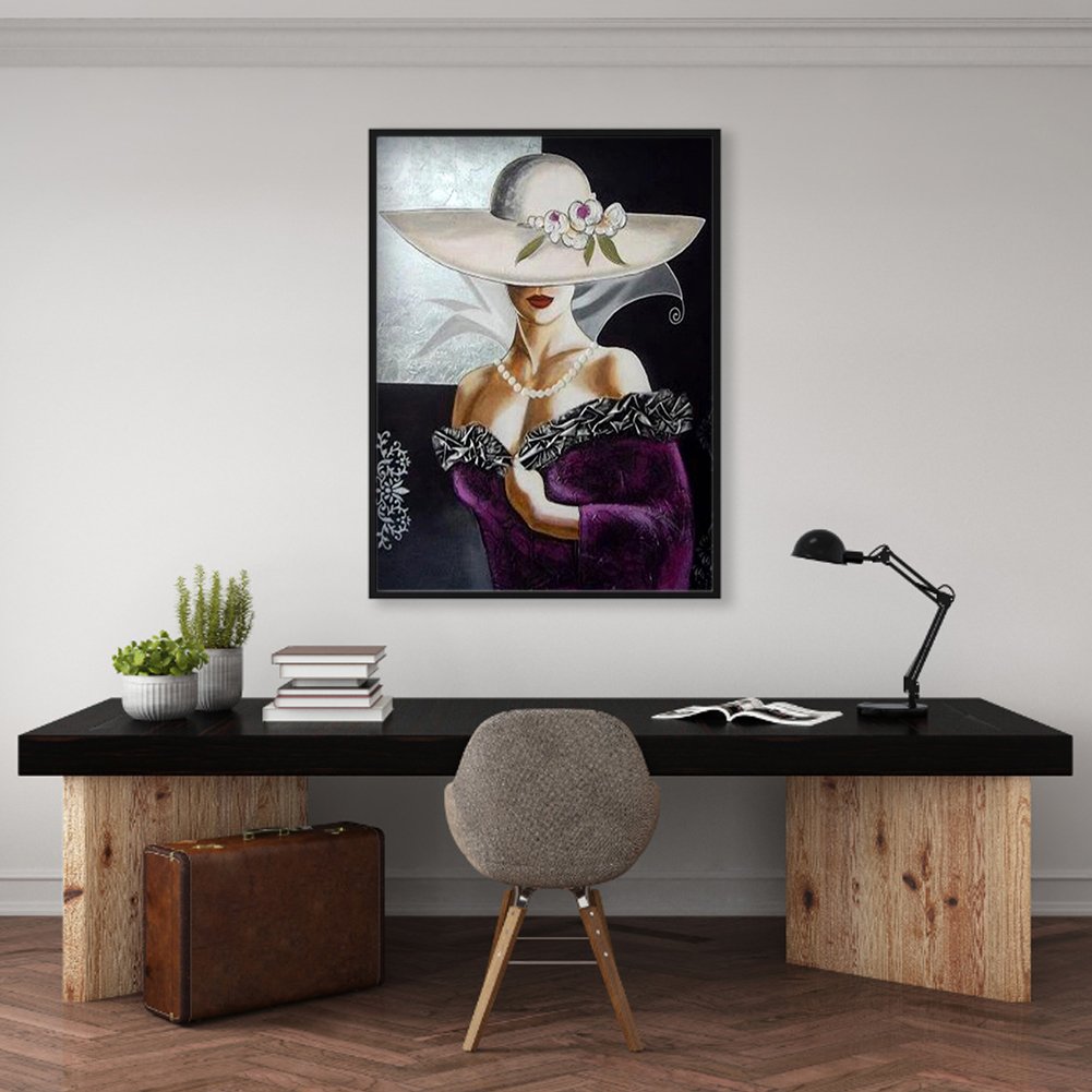 Diamond Painting - Full Round - Elegant Lady