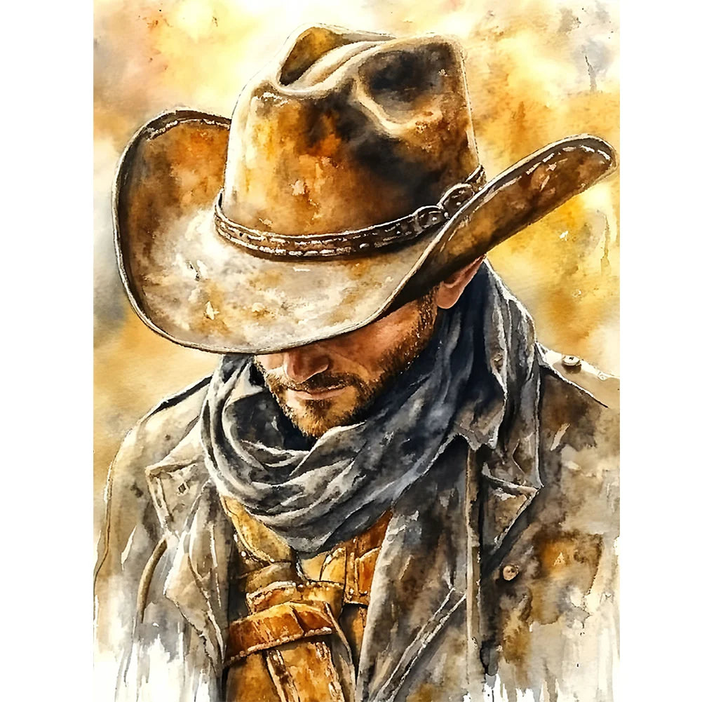Diamond Painting - Full Round / Square - Cowboy