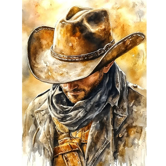 Diamond Painting - Full Round / Square - Cowboy