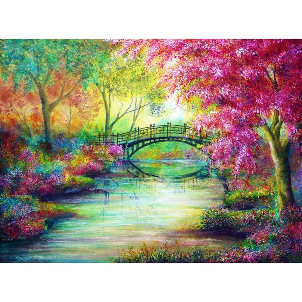 Diamond Painting - Full Round - Colorful Tree