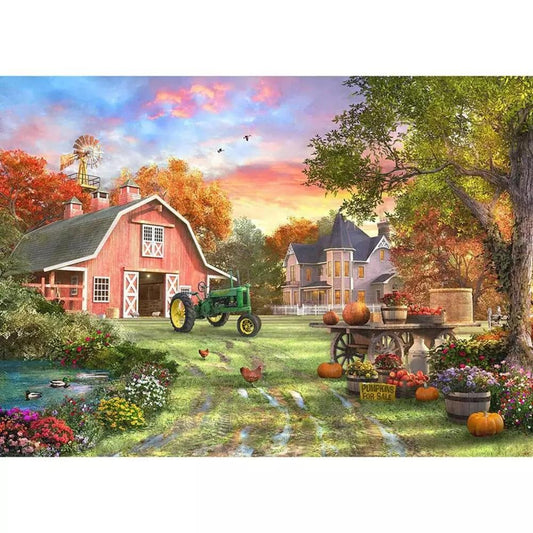 Paint By Number Oil Painting Village Scenery (40*50cm)