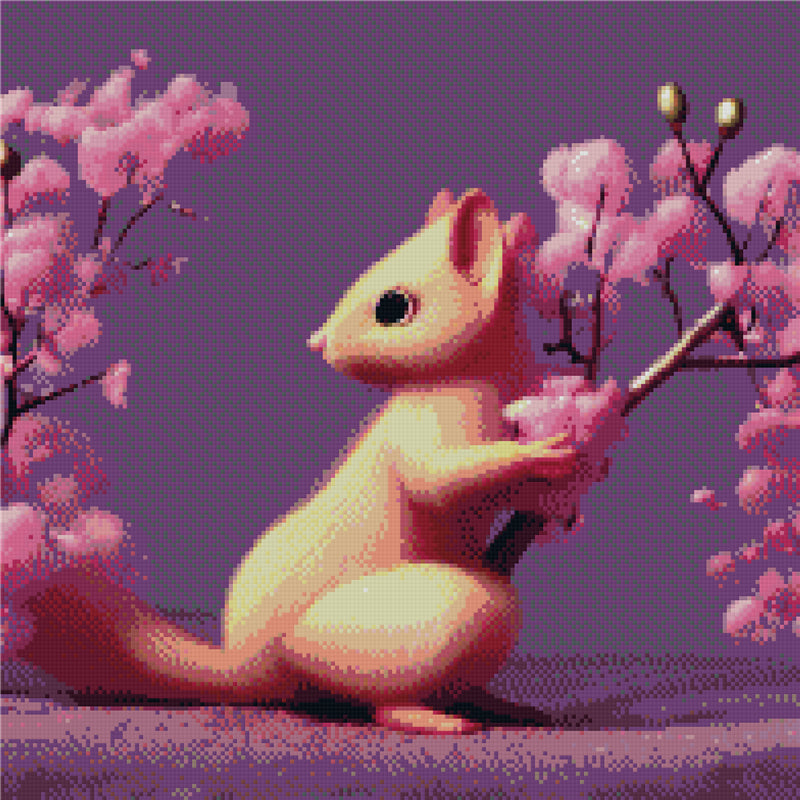 Squirrel | Full Round/Square Diamond Painting Kits 40x40cm 50x50cm C