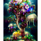 Full Round/Square Diamond Painting Kits | Colorful Flower 40x70cm 50x80cm B