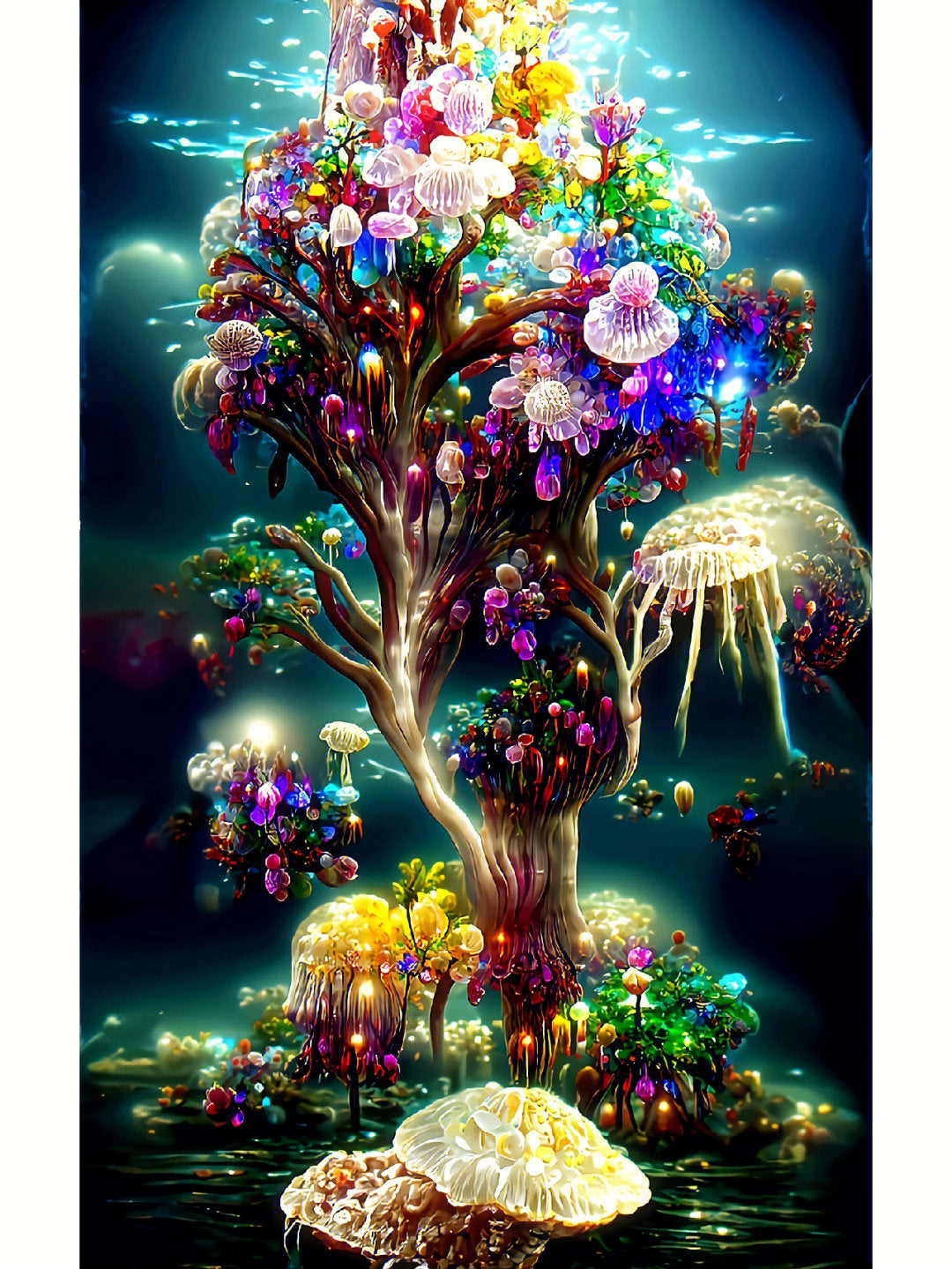 Full Round/Square Diamond Painting Kits | Colorful Flower 40x70cm 50x80cm B