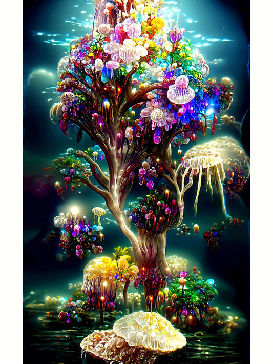 Full Round/Square Diamond Painting Kits | Colorful Flower 40x70cm 50x80cm B