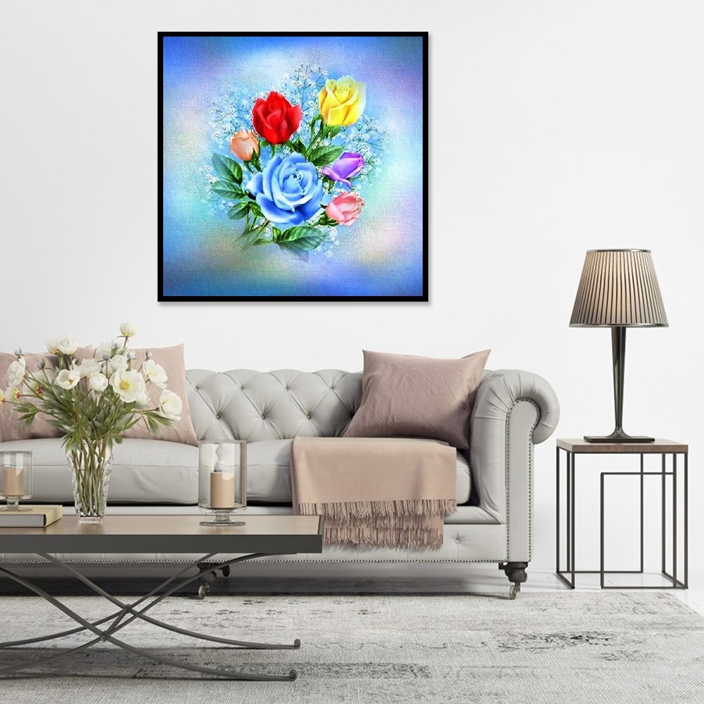 Diamond Painting - Full Round - Flowers C