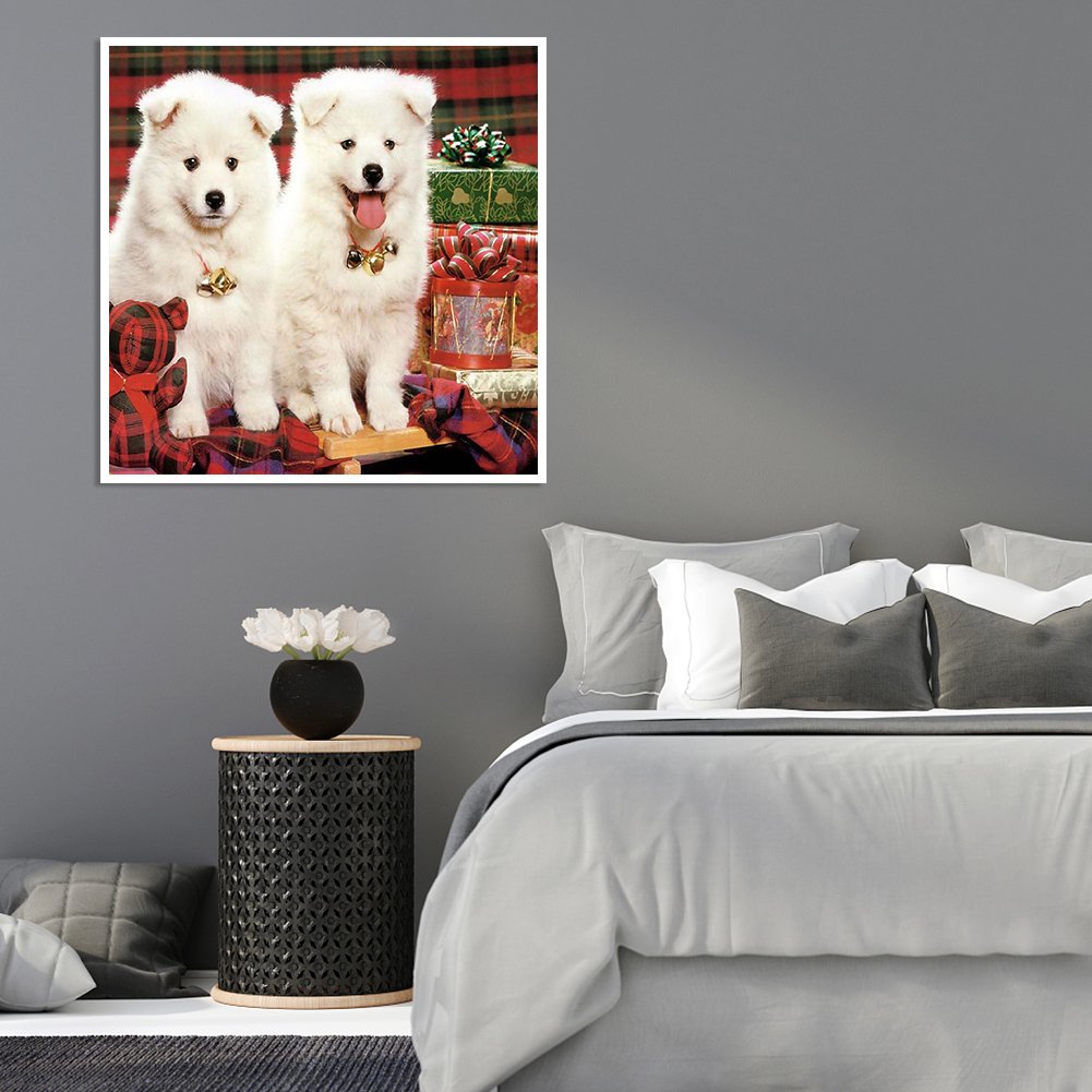 Diamond Painting  -Full Round - Dogs