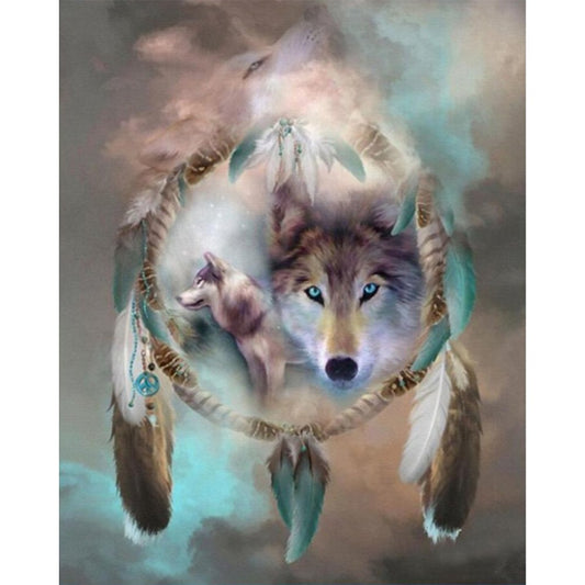Paint By Number Oil Painting Wolf (40*50cm)