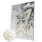 DIY Pearl Painting With Frame - Handmade Self-Adhesive Pearls - Butterfly (30*40cm) A