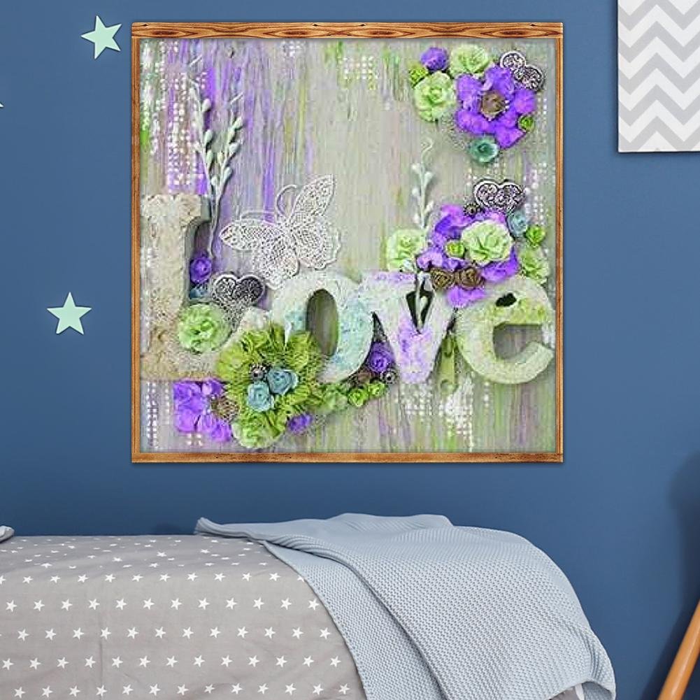 Diamond Painting - Full Round - Romantic love