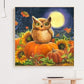 5D DIY Diamond Painting Kit - Full Round - Pumpkin Owl