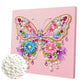 DIY Pearl Painting With Frame - Handmade Self-Adhesive Pearls - Butterfly (25*25cm) F