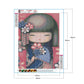 5D DIY Diamond Painting Kit - Full Round - Kokeshi Doll