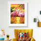 5D DIY Diamond Painting Kit - Full Round - Flamingo B