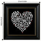 DIY Pearl Painting With Frame - Handmade Self-Adhesive Pearls - Heart (27*27cm) B