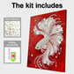 DIY Pearl Painting With Frame - Handmade Self-Adhesive Pearls - Fish (30*40cm)