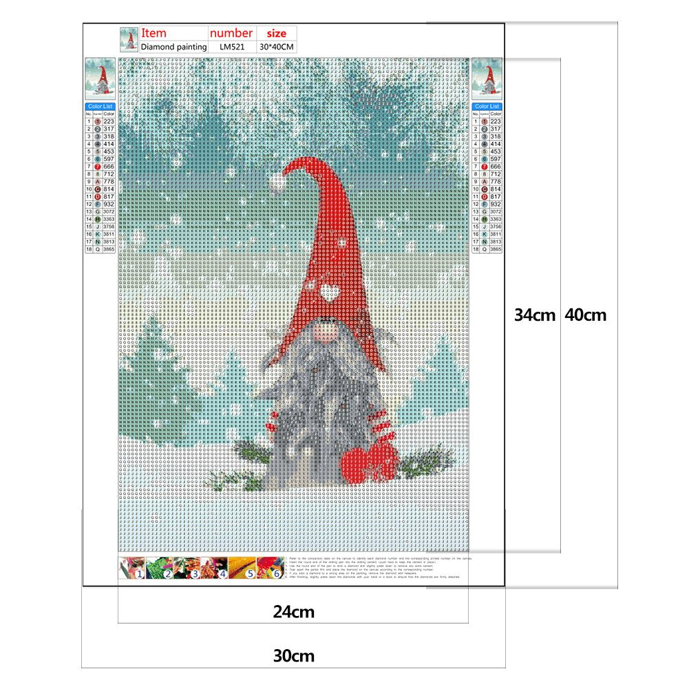 Diamond Painting - Full Round - Goblin Gnome Christmas