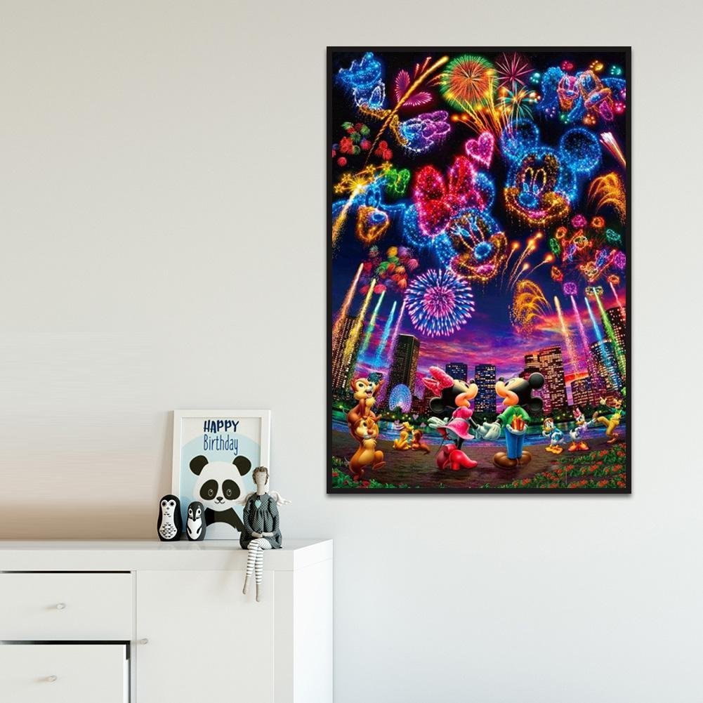 Diamond Painting - Full Round - Cartoon Mouse A