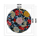 11CT Stamped Cross Stitch Retro Flower (40*40cm)