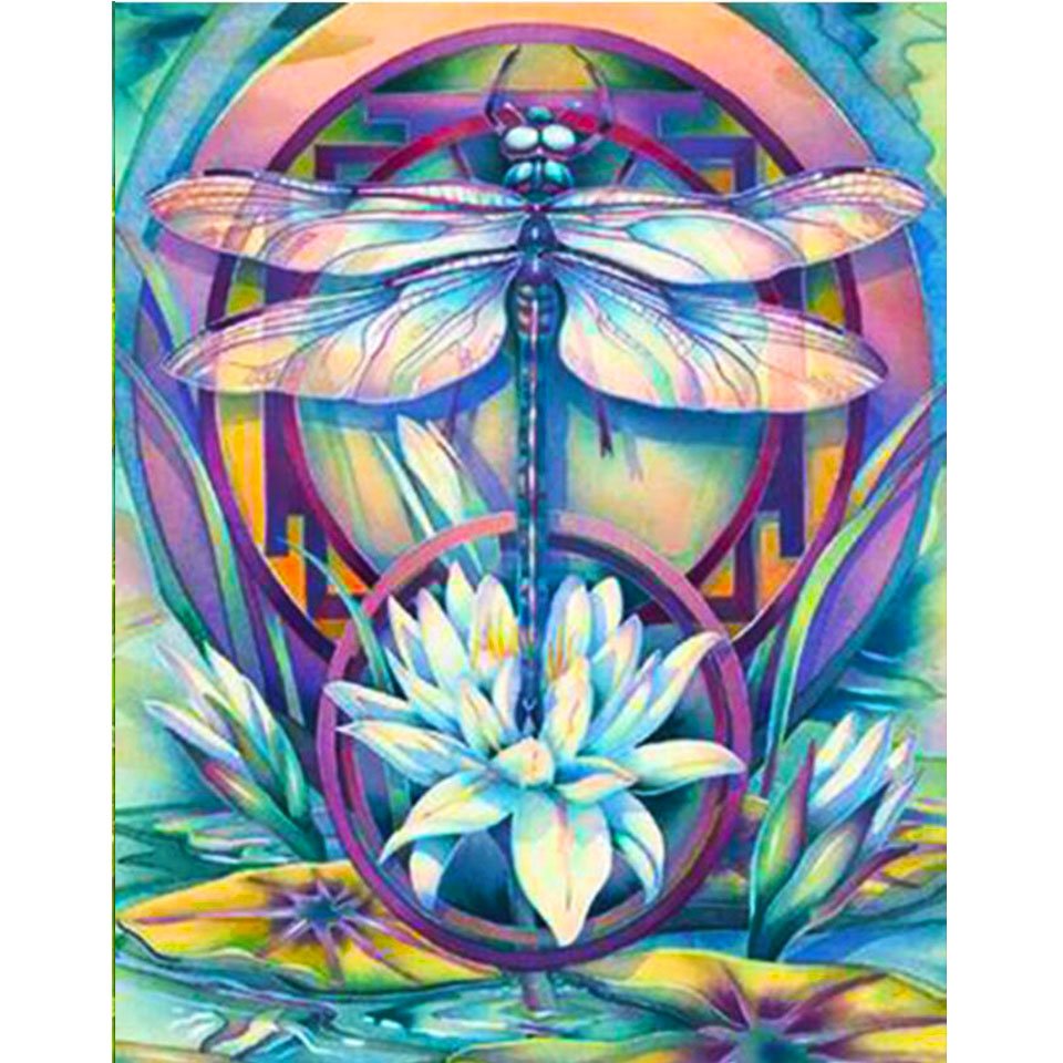 Diamond Paintings Art Full Drill Dragonfly