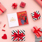DIY 5D Diamond Painting Happy Birthday Postcard-Flower Cat