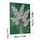DIY Pearl Painting With Frame - Handmade Self-Adhesive Pearls - Green Plants (30*40cm)