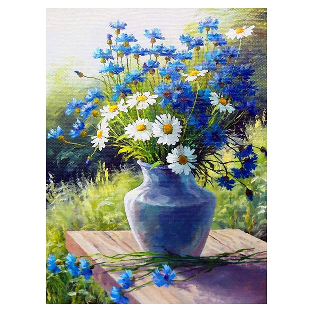 11ct Stamped Cross Stitch Flower Vase(36*46cm)