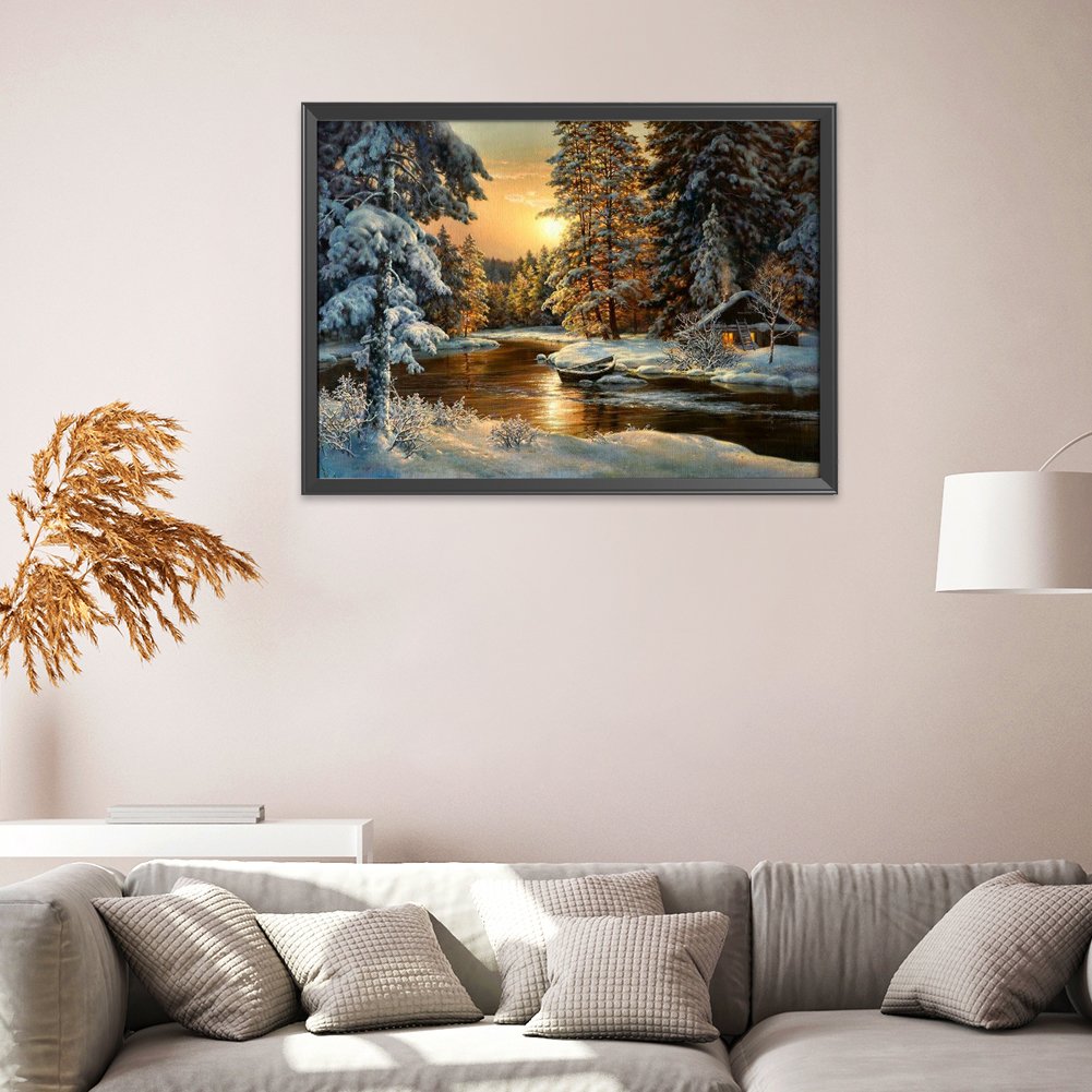 14ct Counted Cross Stitch - Landscape (56*46cm) B
