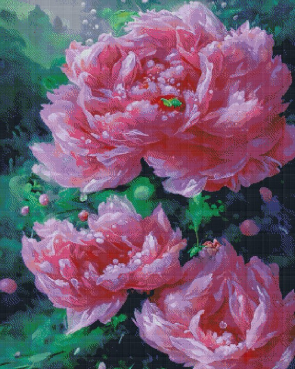 Full Round/Square Diamond Painting Kits | Flowers 40x50cm 50x70cm
