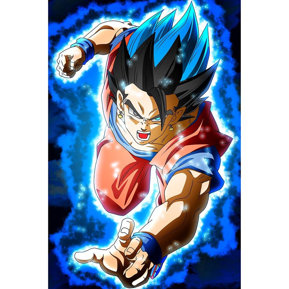 5D Diy Diamond Painting Kit Full Round Beads Anime Character