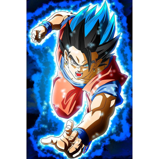 5D Diy Diamond Painting Kit Full Round Beads Anime Character