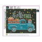 Diamond Painting - Full Round - Blue Car Blackboard
