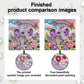 DIY Pearl Painting With Frame - Handmade Self-Adhesive Pearls - Elephant (25*25cm) A