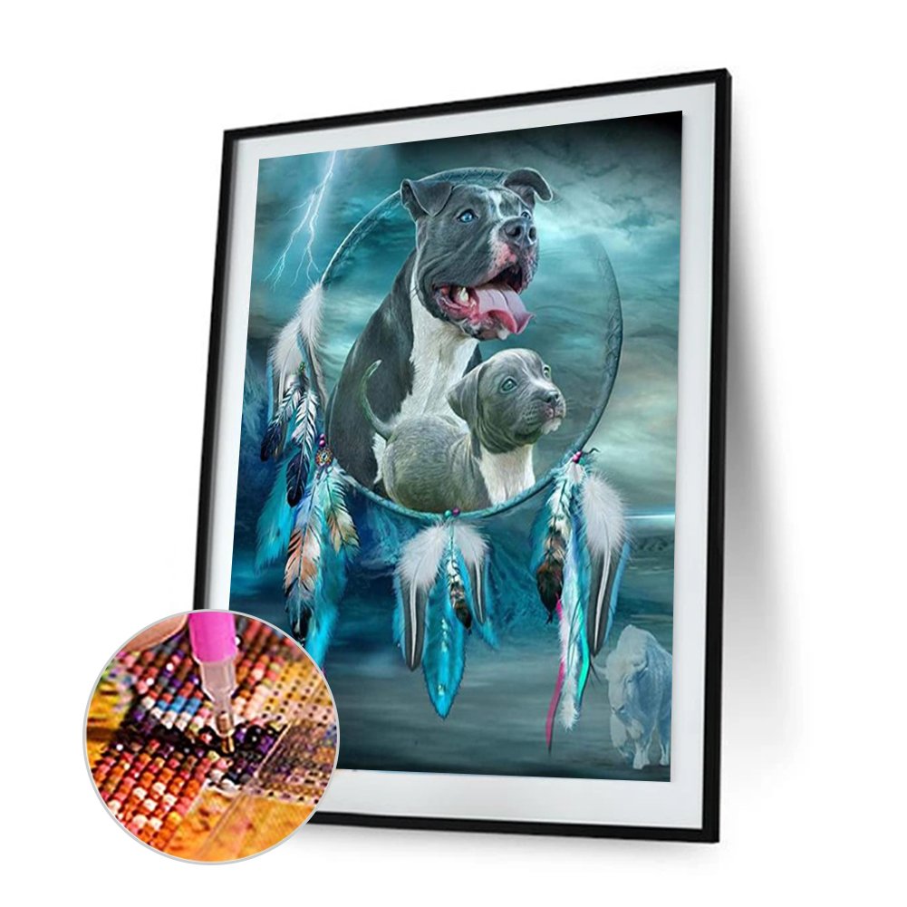 Diamond Painting - Full Round - Dogs G