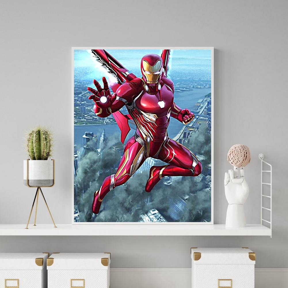 Diamond Painting - Full Round - Iron Man