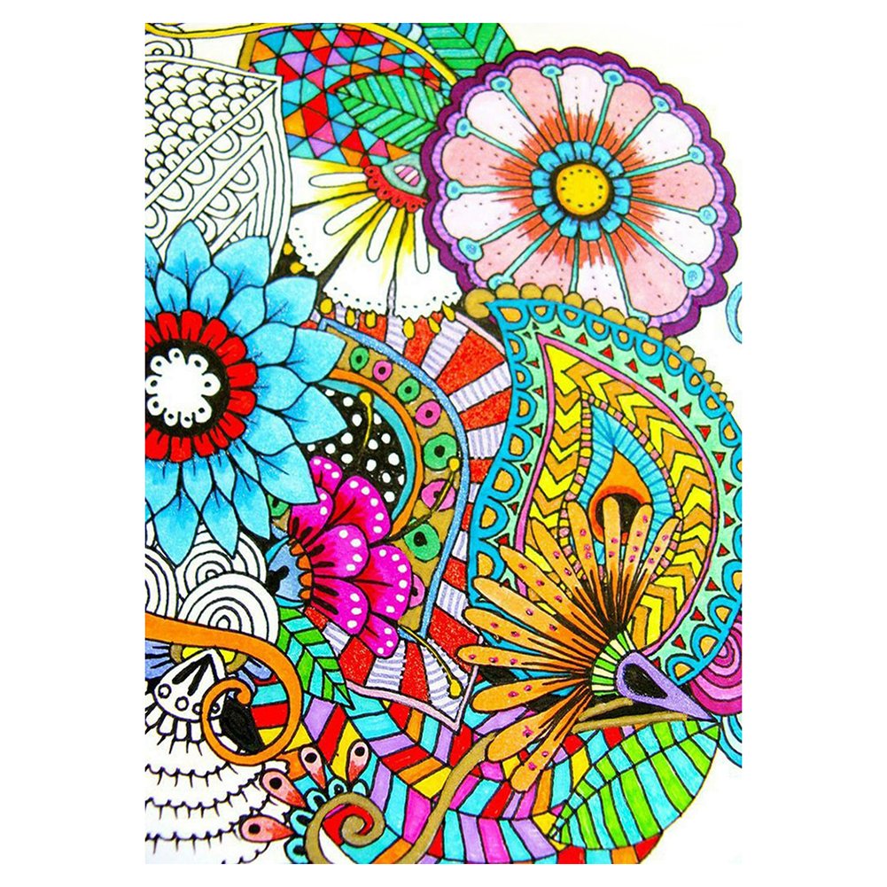 11ct Stamped Cross Stitch Flowers(40*50cm)