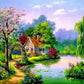 Diamond Painting - Full Round - River House