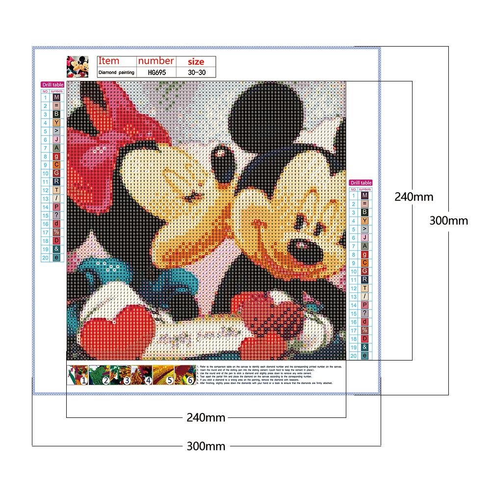 Diamond Painting - Full Round - Cute Mouse