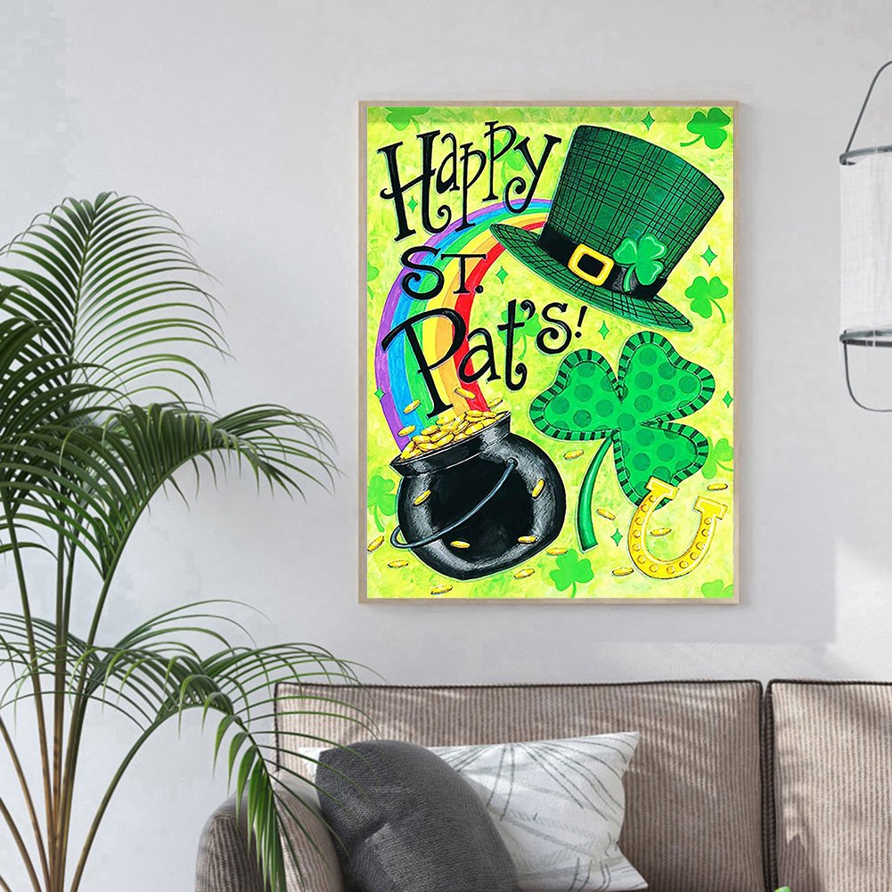 Diamond Painting - Full Round - Happy ST Pats