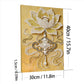 DIY Pearl Painting With Frame - Handmade Self-Adhesive Pearls - Wheat Ingot (30*40cm) C