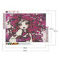 Diamond Painting - Full Round - Girl with Big Eyes B