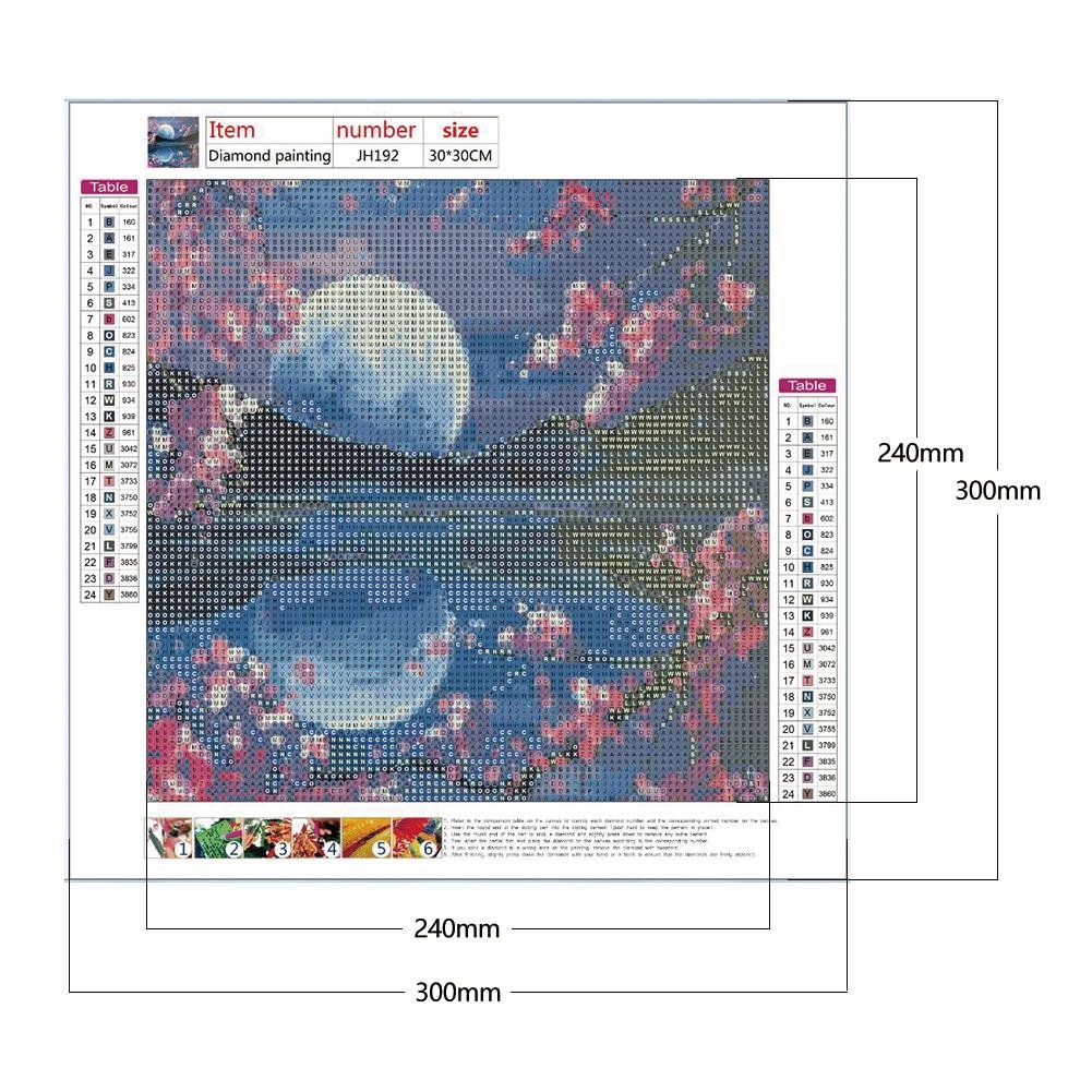 Diamond Painting - Full Round - Rising Moon B