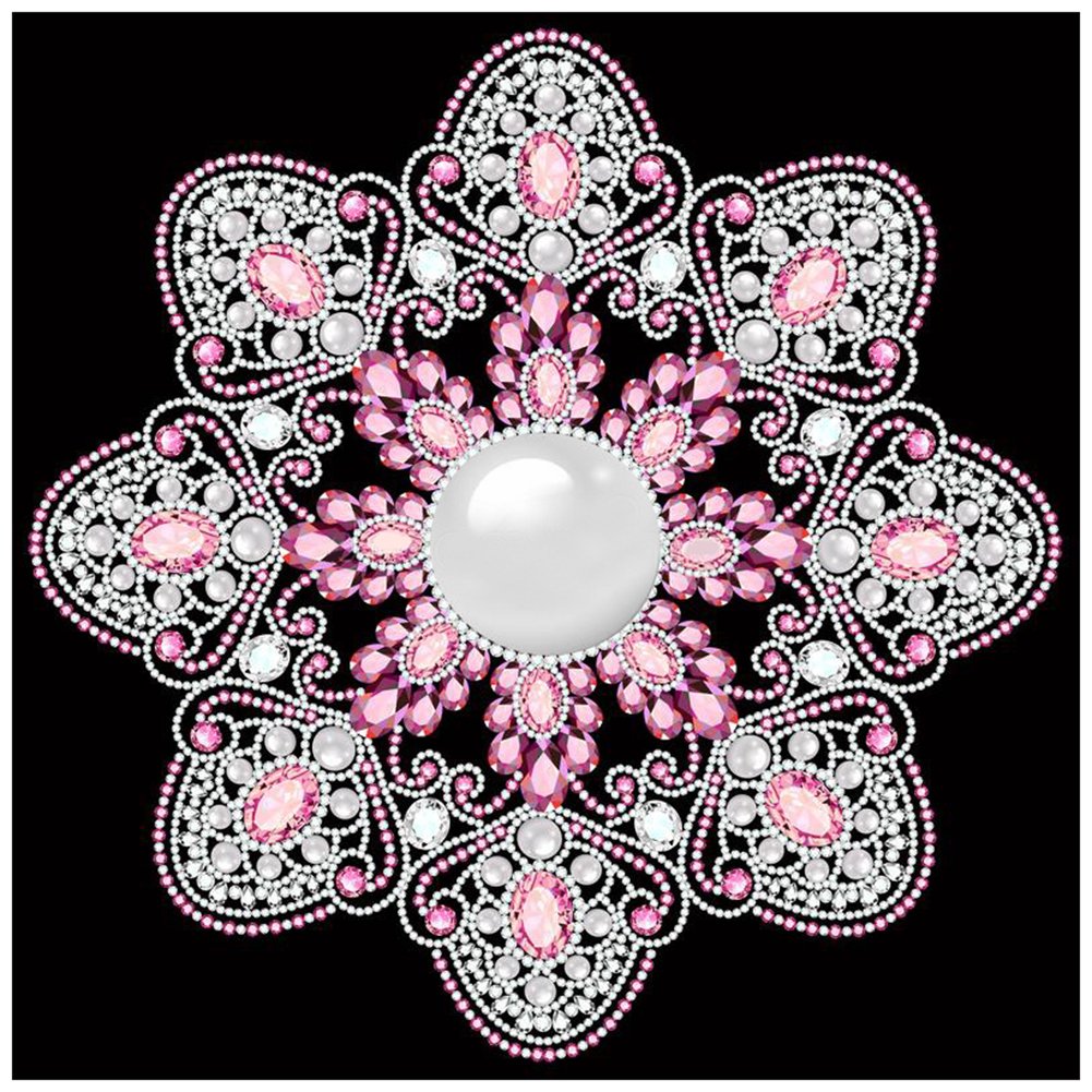 Diamond Painting Crystal Round Datura