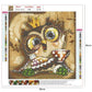 Diamond Painting - Full Round - Drinking Owl