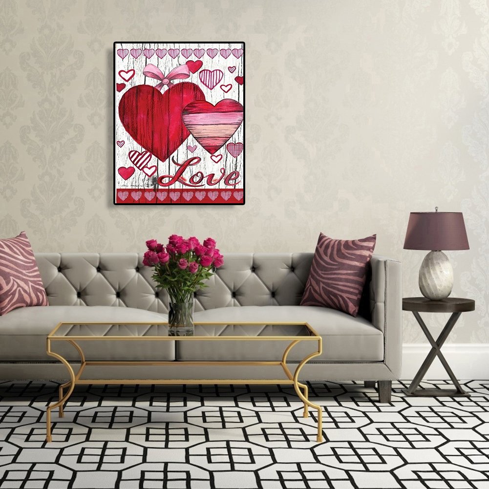 Diamond Painting - Full Round - Love Heart G