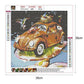 Diamond Painting - Full Round - Cartoon Car A