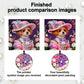 DIY Pearl Painting With Frame - Handmade Self-Adhesive Pearls - Dog (25*25cm)
