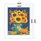 11CT Stamped Cross Stitch - Sunflower (30*40cm) B