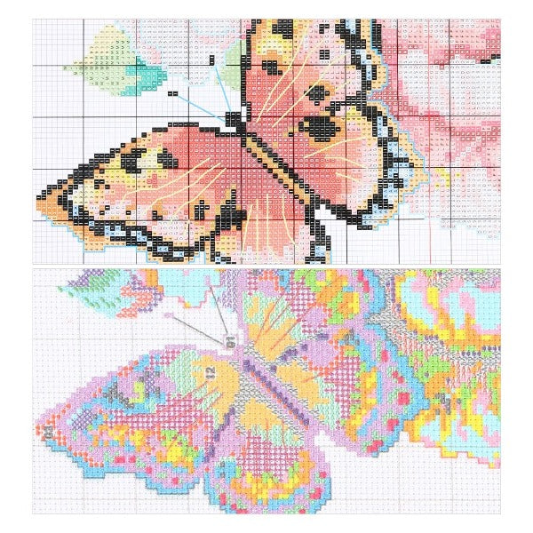 11ct Stamped Cross Stitch Fantasy Peafowl (48*75cm)